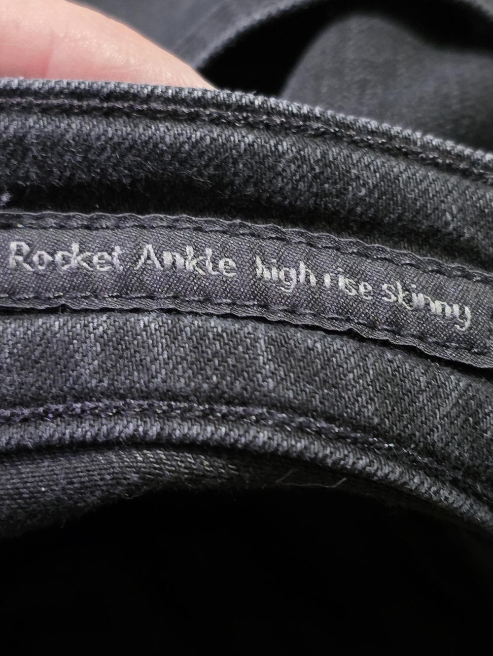 Citizens Of Humanity Rocket Ankle High Rise Skinny Jeans Black Wash Size 29 - Picture 9 of 12